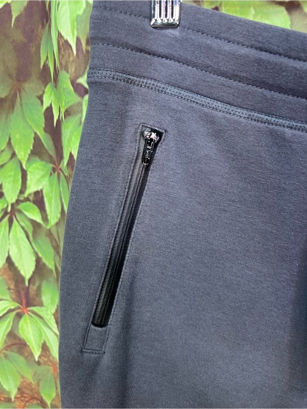 ALO YOGA Charcoal Gray Moto Style Jogger Pants Athleisure, S - Picture 3 of 11